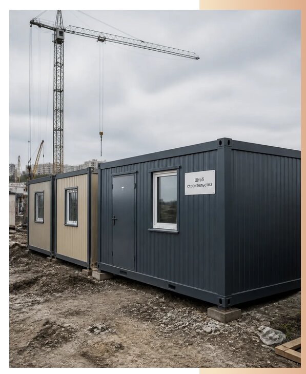 Бытовки для штаба строительства в Устях-Илимске по цене от 156000 р. | БытовкаПрофи-Сть